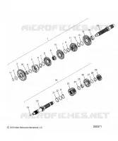SYSTÃˆME DE TRANSMISSION, INPUT/OUTPUT SHAFT ASM.