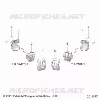 ELECTRICITE, SWITCH CONTROLS, LH/RH