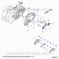 MOTEUR, CAM SHAFTS AND GEARS
