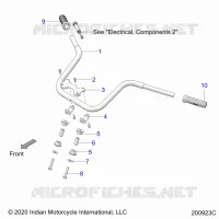 STEERING, FIXATION GUIDON AND GRIPS