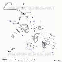 SYSTÃˆME D'ALIMENTATION, FUEL CLAM SHELL/THROTTLE BODY