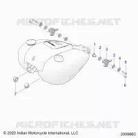 SYSTÃˆME D'ALIMENTATION, FUEL TANK MOUNTING