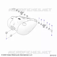 SYSTÃˆME D'ALIMENTATION, FUEL TANK MOUNTING