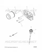FILTRE A HUILE/ADAPTER, AND DIPSTICK