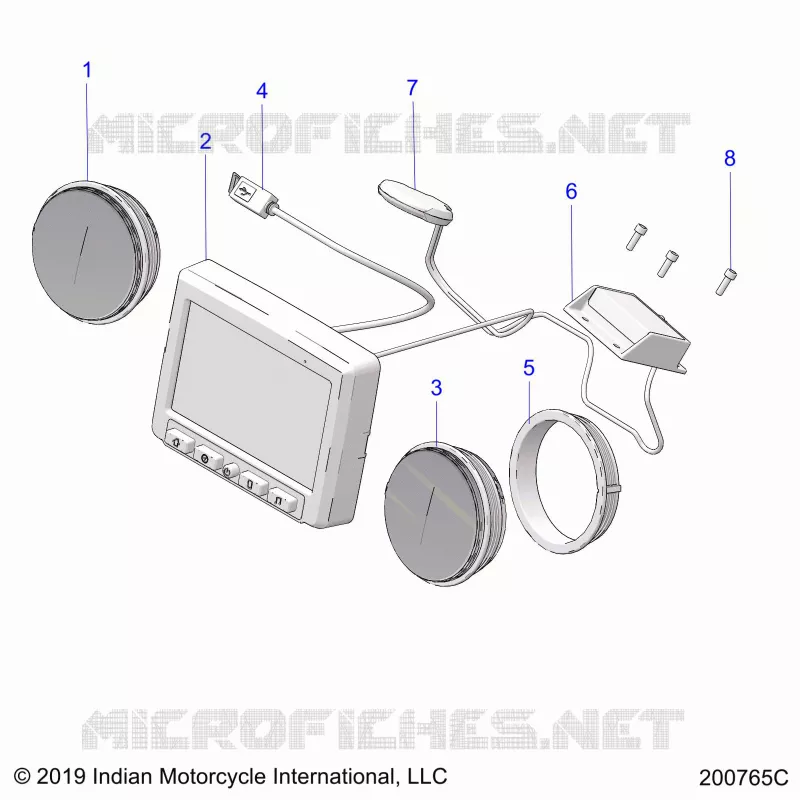 ELECTRICITE, INSTRUMENT CLUSTER