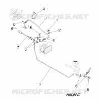 FREINS, FREIN LINE, REAR, ABS