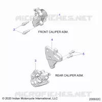 BRAKES, ETRIERS DE FREIN AVANT AND REAR