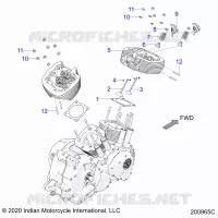 ENGINE, CULASSE ASM.
