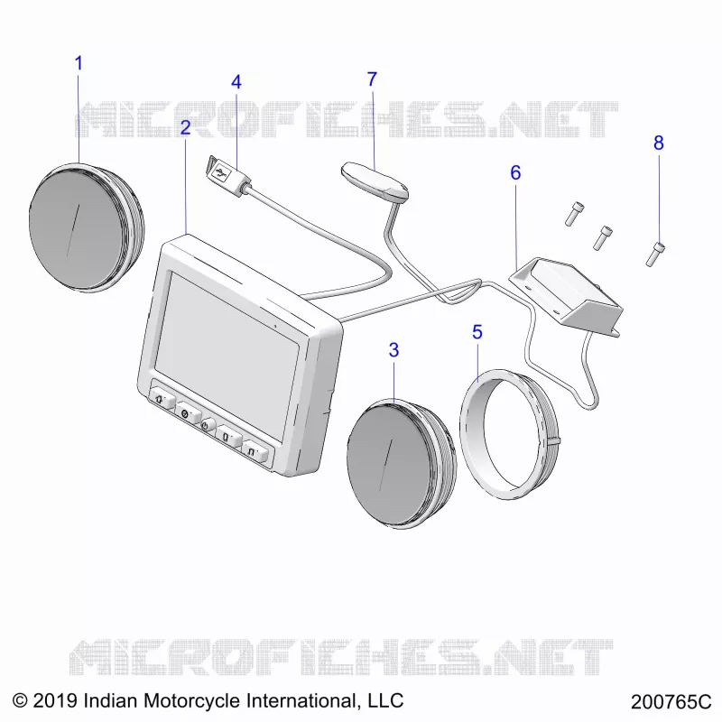 ELECTRICITE, INSTRUMENT CLUSTER