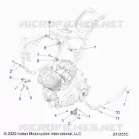 ENGINE, SUPPORT MOTEUR