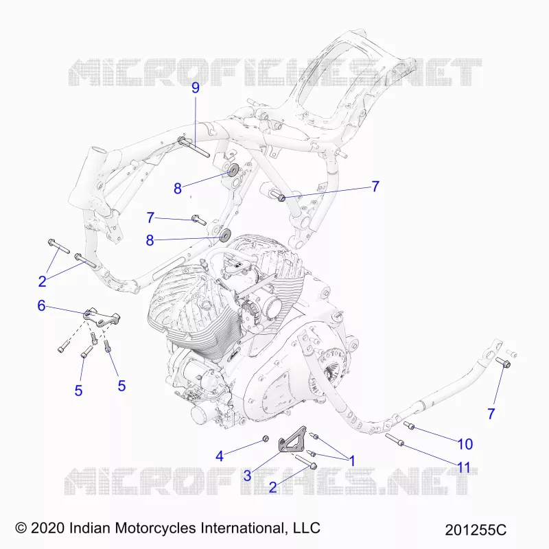 ENGINE, SUPPORT MOTEUR