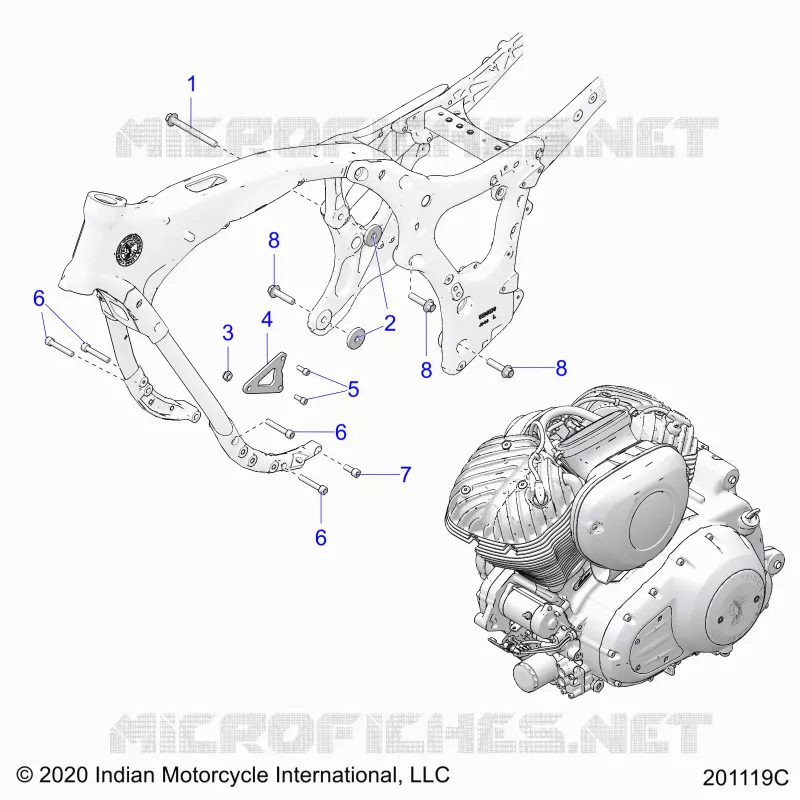 ENGINE, SUPPORT MOTEUR
