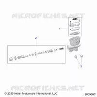 FREIN ARRIERE, MASTER CYLINDER