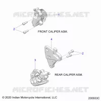 BRAKES, ETRIERS DE FREIN AVANT AND REAR