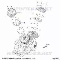 MOTEUR, ROCKER COVERS