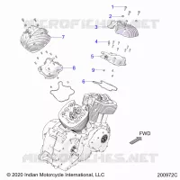 MOTEUR, ROCKER COVERS