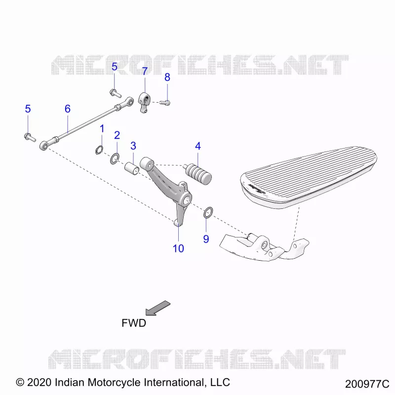 SYSTÃˆME DE TRANSMISSION, SHIFT PEDAL AND SHIFT LINKAGE