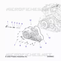 MOTEUR, COVER ASM., PRIMARY DRIVE