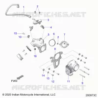SYSTÃˆME D'ALIMENTATION, FUEL CLAM SHELL/THROTTLE BODY