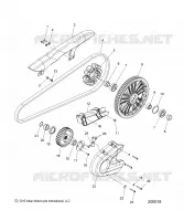 SYSTÃˆME DE TRANSMISSION, SPROCKETS, GUARDS AND BELT