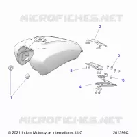 SYSTÃˆME D'ALIMENTATION, FUEL TANK MOUNTING