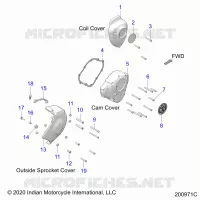 COUVERLCES MOTEUR DROITS