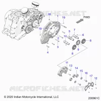 MOTEUR, CAM SHAFTS AND GEARS
