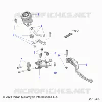 BRAKES, MAITRE CYLINDRE, FRONT