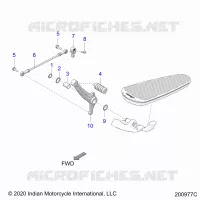SYSTÃˆME DE TRANSMISSION, SHIFT PEDAL AND SHIFT LINKAGE