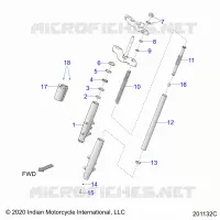 SUSPENSION AVANT FORKS