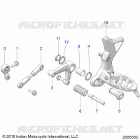 SYSTÃˆME DE TRANSMISSION, SHIFT PEDAL AND LINKAGE