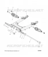 SUSPENSION ARRIERE ASM., SWING ARM AND SHOCKS