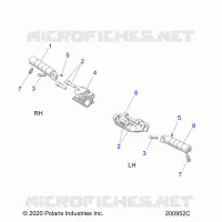 CHASSIS, FOOTPEGS