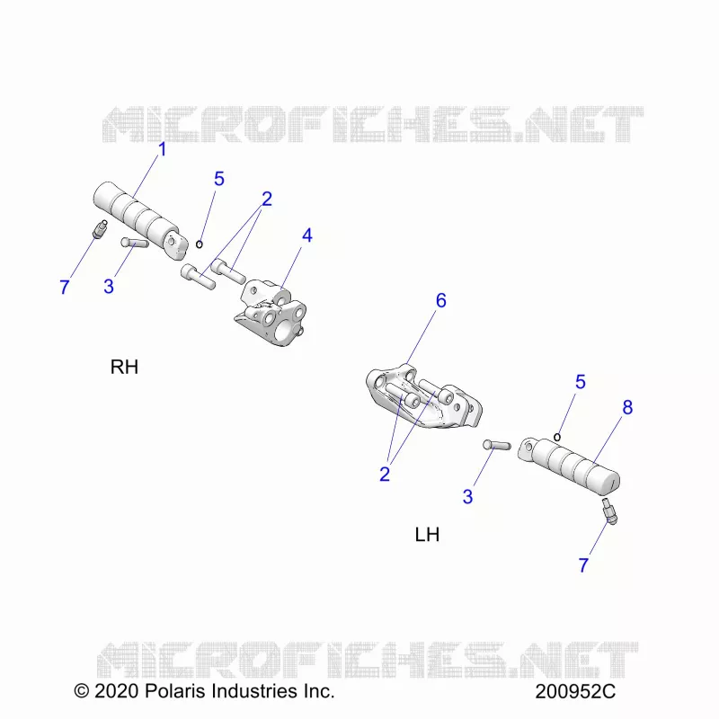 CHASSIS, FOOTPEGS
