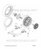 ROUE ARRIERE, WHITE WALL