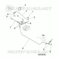 FREINS, FREIN LINE, REAR, ABS