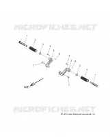 CHASSIS, FOOTPEG, PASSENGER