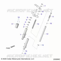 SUSPENSION AVANT FORKS