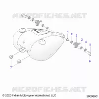SYSTÃˆME D'ALIMENTATION, FUEL TANK MOUNTING