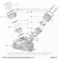 ENGINE, CYLINDER AND CULASSE MNTG.