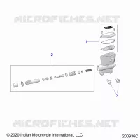 FREIN ARRIERE, MASTER CYLINDER