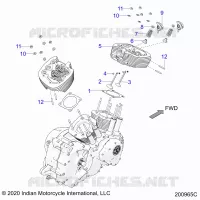 ENGINE, CULASSE ASM.