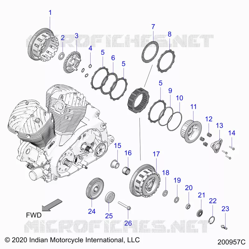 SYSTÃˆME DE TRANSMISSION, CLUTCH AND PRIMARY DRIVE