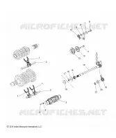 DRIVE TRAIN, BARILLET FORKS, RATCHET AND DRUM