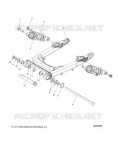 SUSPENSION ARRIERE ASM., SWING ARM AND SHOCKS