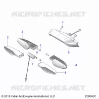 ELECTRICITE, REAR LIGHTING
