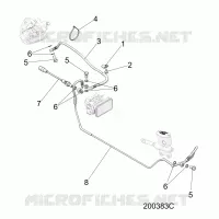 FREINS, FREIN LINE, REAR, ABS