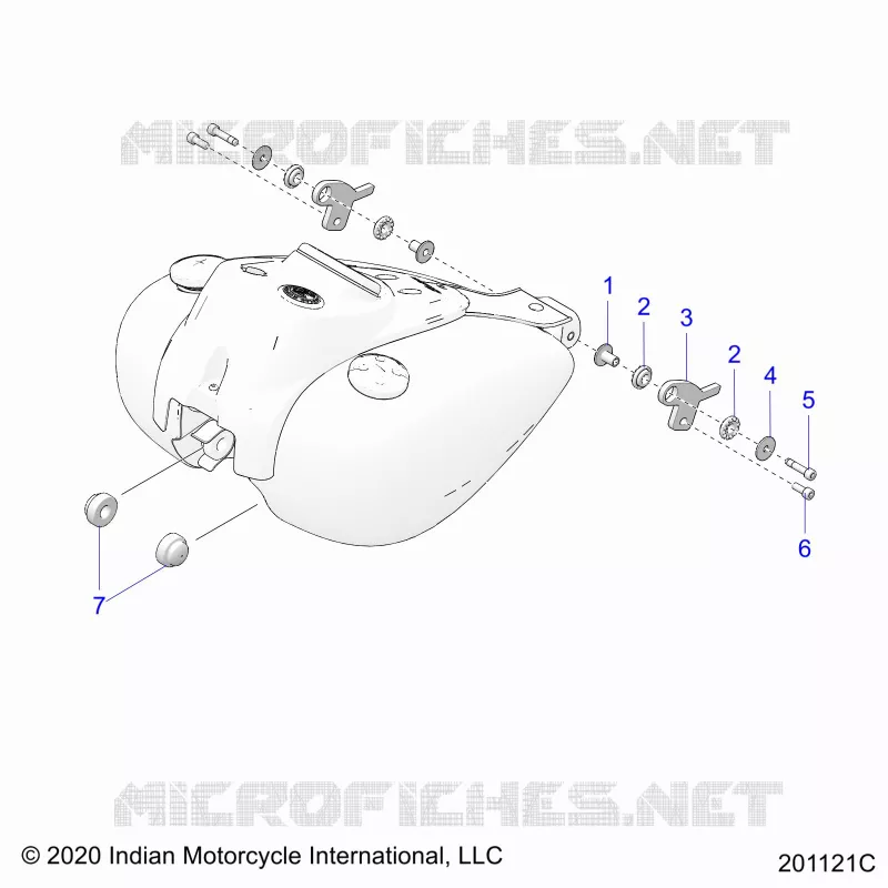 SYSTÃˆME D'ALIMENTATION, FUEL TANK MOUNTING