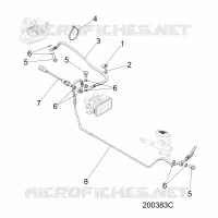 FREINS, FREIN LINE, REAR, ABS