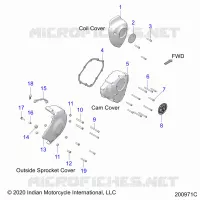 COUVERLCES MOTEUR DROITS